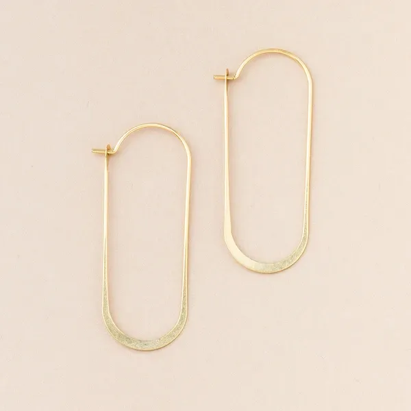 Refined Earring Collection - Cosmic Oval/Gold Vermeil