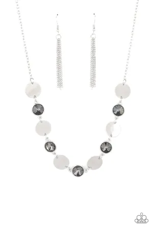 Refined Reflections - Silver Necklace - Paparazzi Accessories