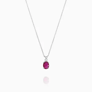 Ruby and Diamond Pendant