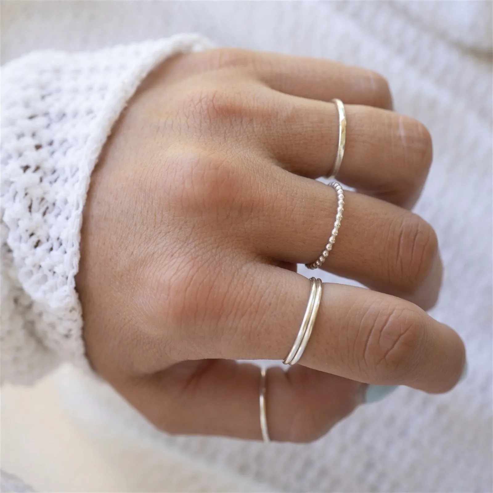 Silver Stackable Ring