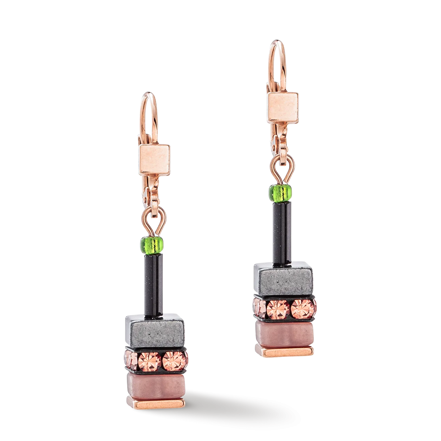 Sparkling Classic Elements earrings rose gold-autumn