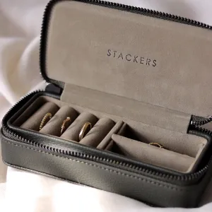 Stackers Olive Green Travel Jewellery Box - Medium