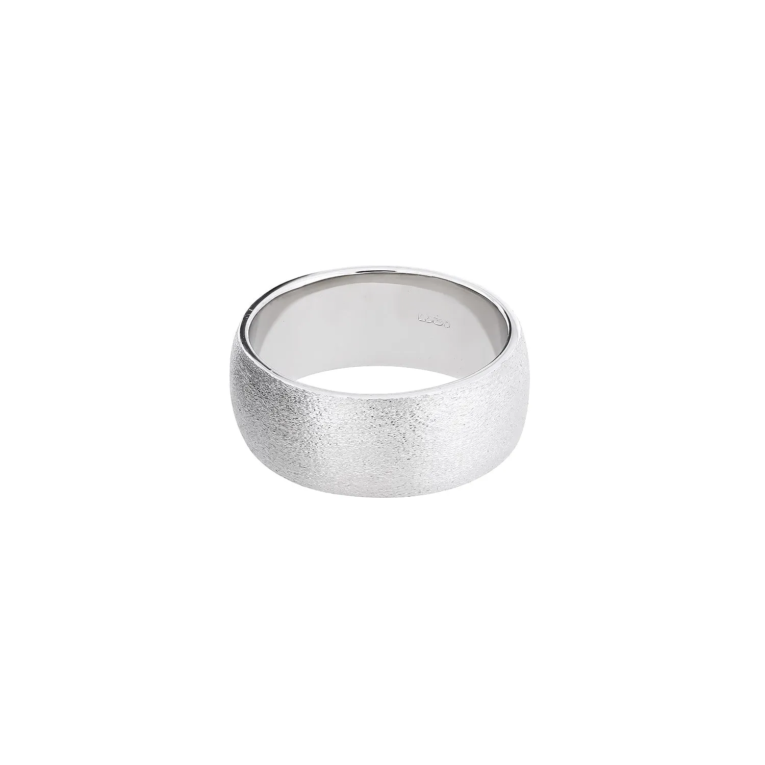 Sterling Silver Satin Elements Ring