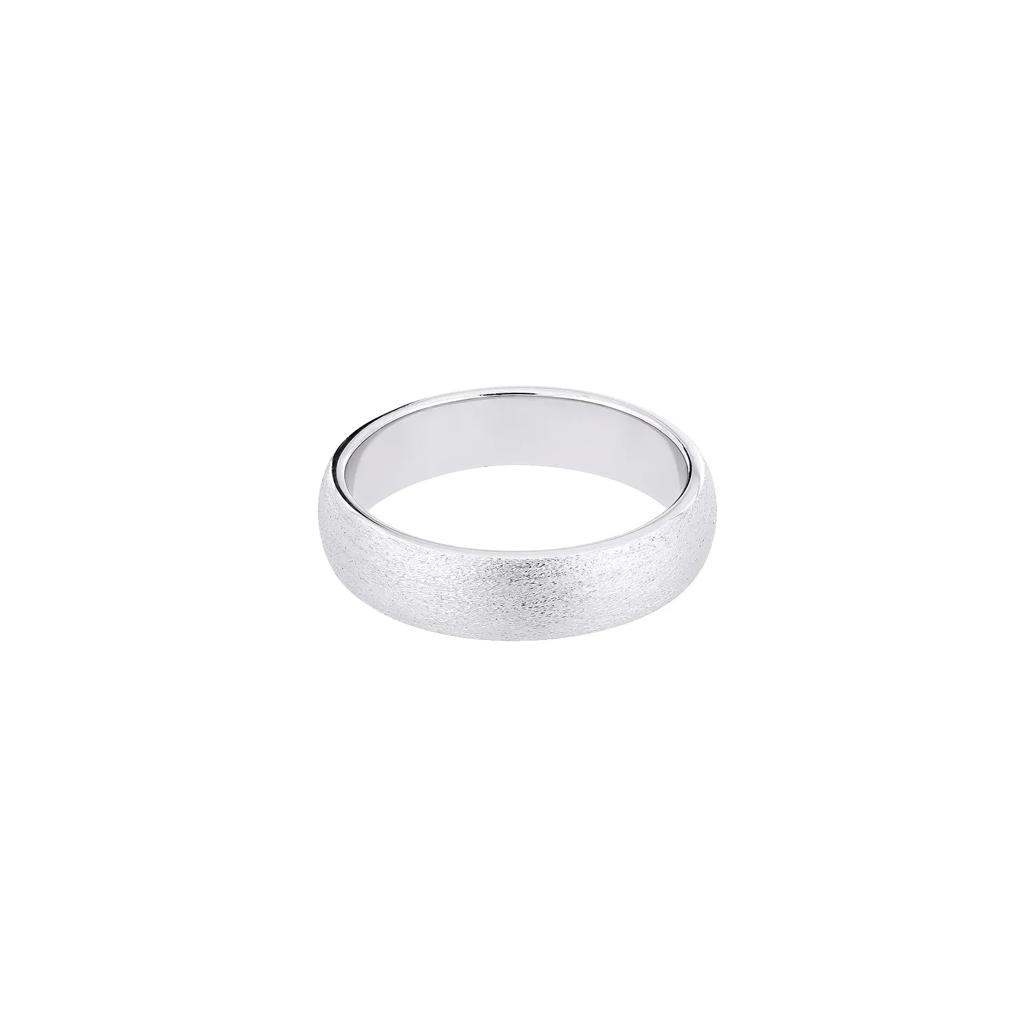 Sterling Silver Satin Elements Ring