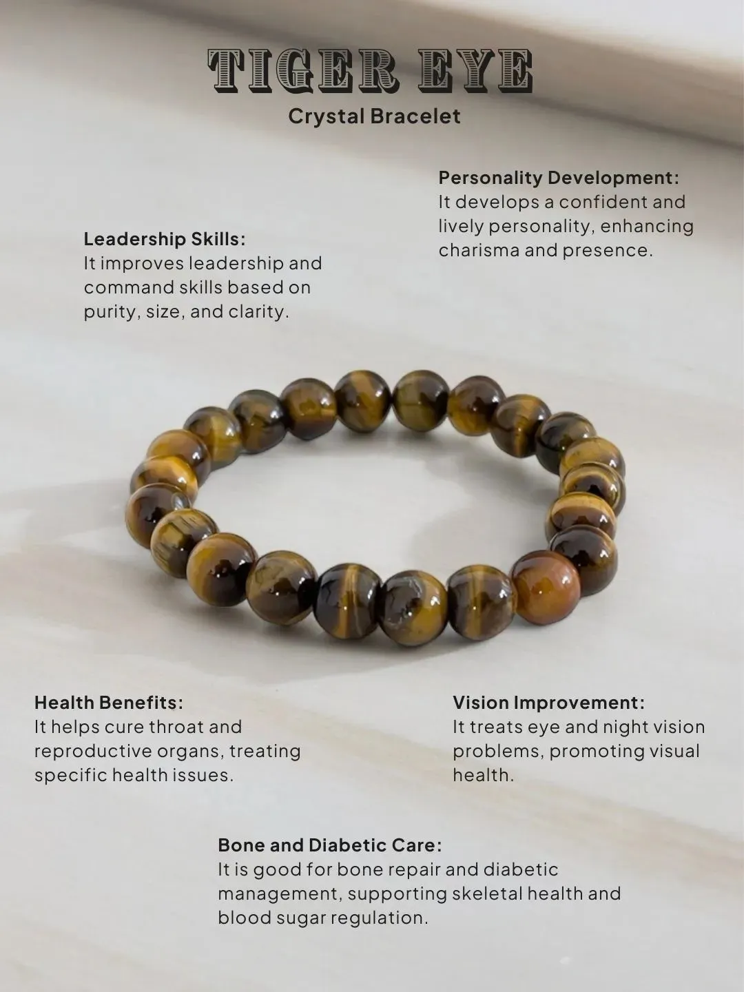 Tiger Eye Crystal Bracelet