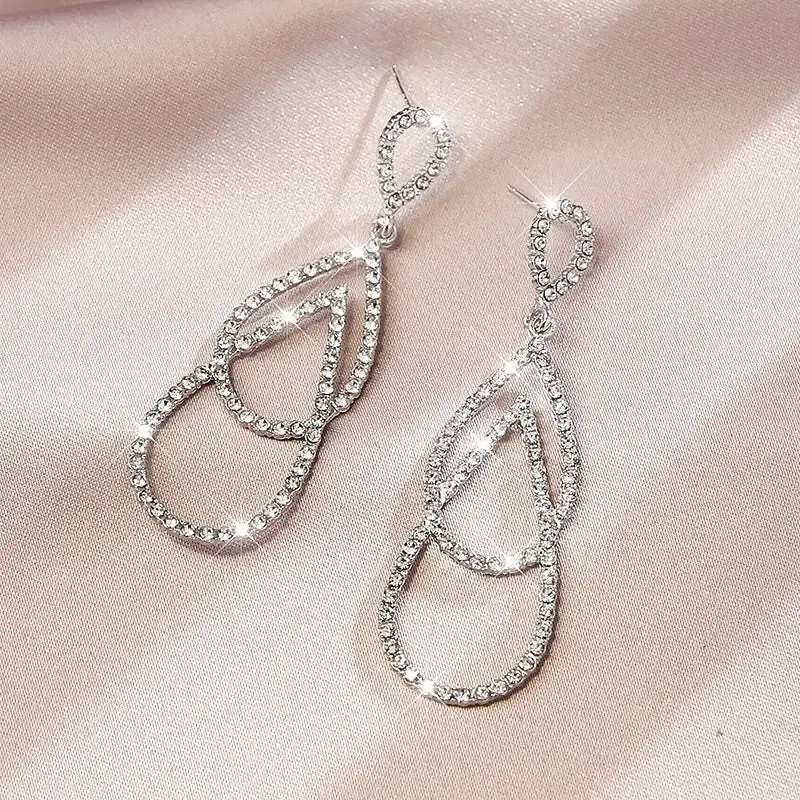 Triple Teardrop Earrings