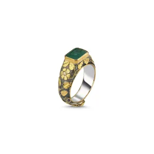 VALLETTA PRIMROSE TENDRIL RECTANGULAR RING