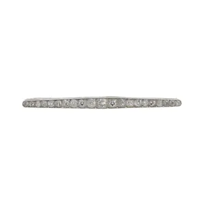 Victorian Era Platinum and Diamond Stick Pin