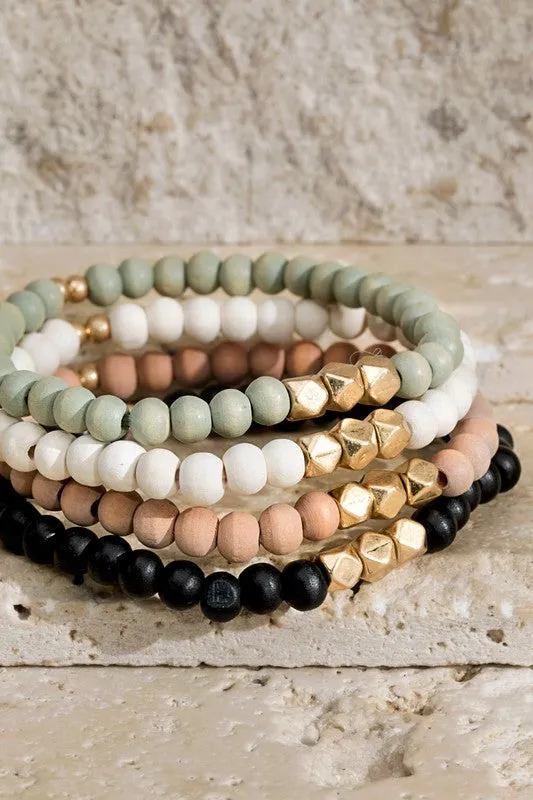 Wood & Metal Bracelets